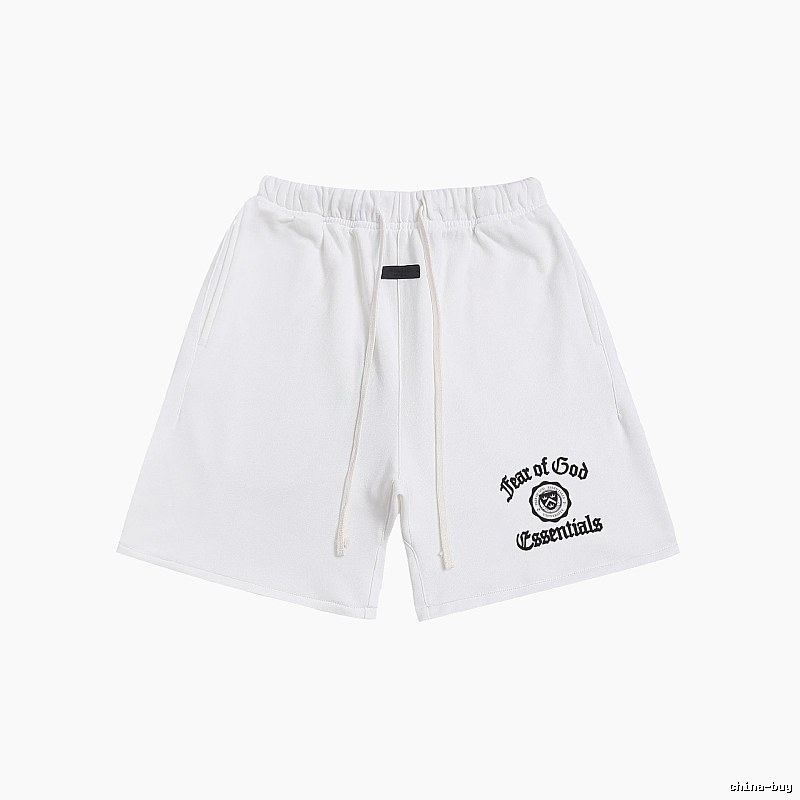 ESSENTIALS Trendy Brand Simple White Shorts