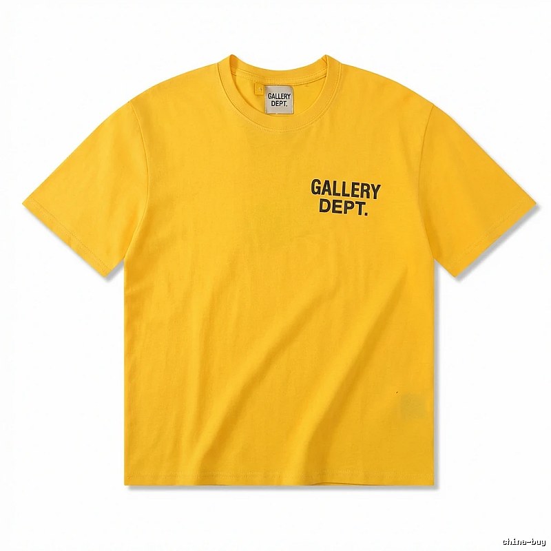 Gallery Dept. Alphabet Style Yellow T-shirt