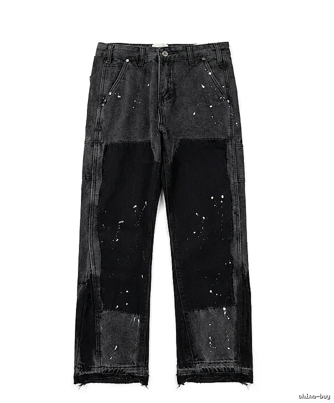 Gallery Dept Graffiti-style Black Jeans