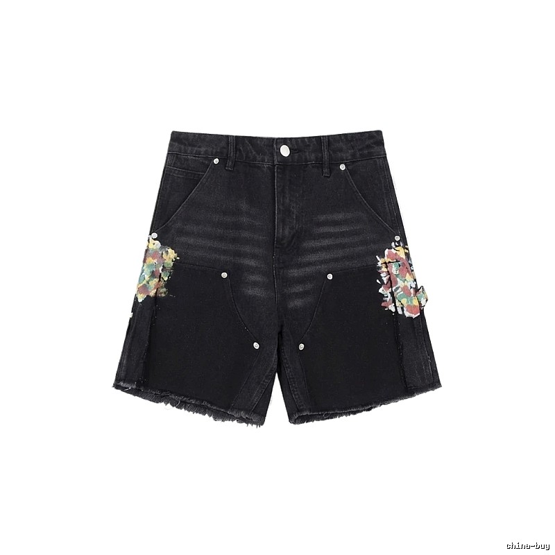 Gallery Dept Graffiti Style Black Shorts