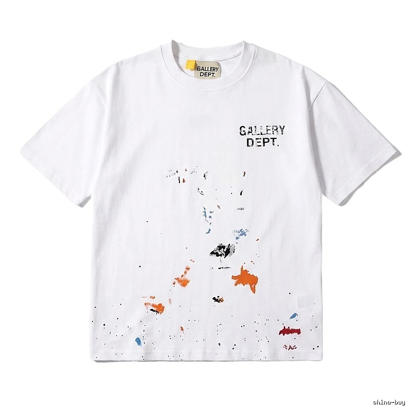 Gallery Dept Splatter Paint Style White T-shirt