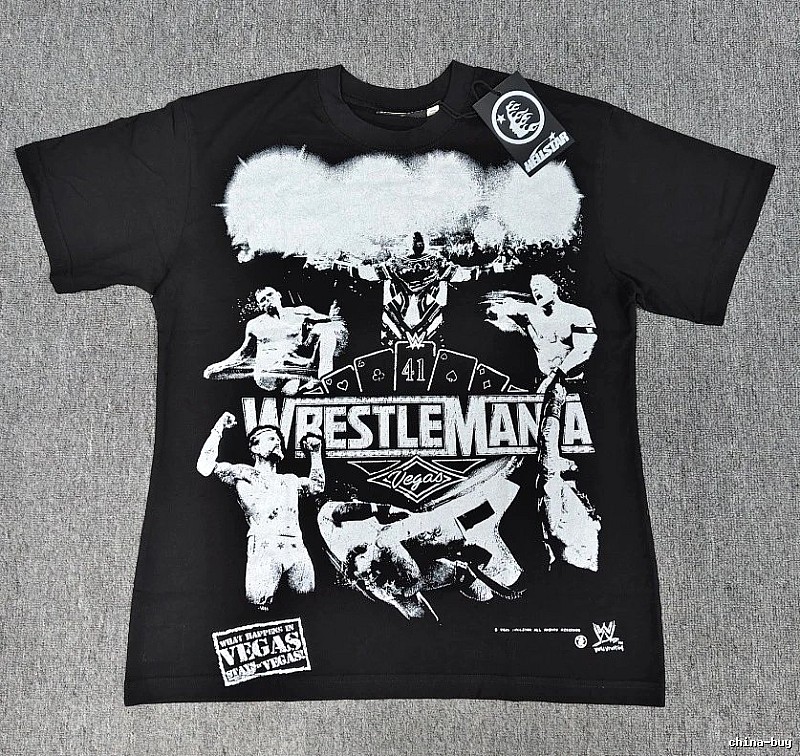 Hellstar WrestleMania Street Style Black T-Shirt