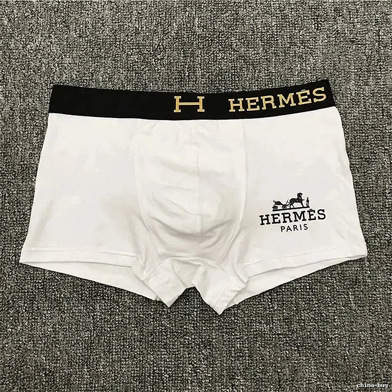 Hermes Travel Logo boxer briefs Black Boxer Briefs with Modern Look
