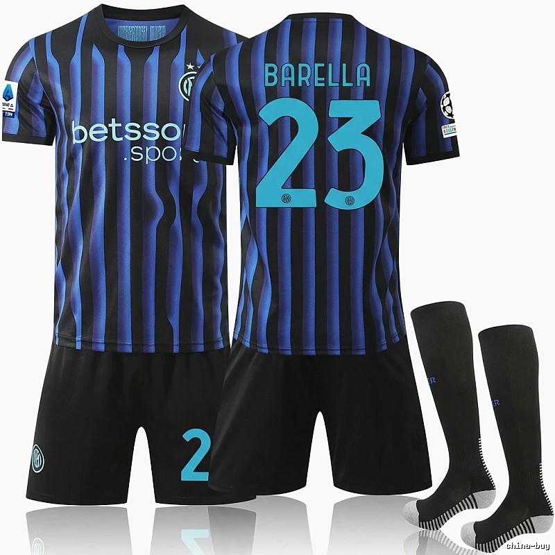 Inter Milan striped sporty jersey
