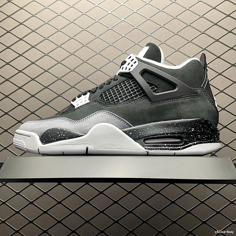 Jordan Black and Gray Color-Blocked Panels Basketball High-Tops