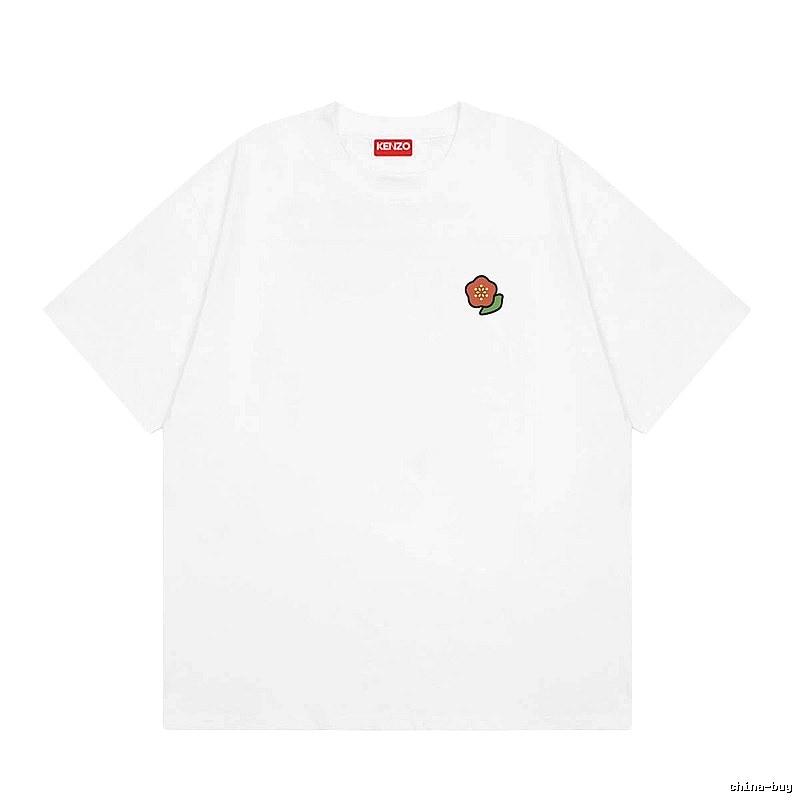 KENZO Crabapple Blossom Casual Style White Short Sleeve T-shirt