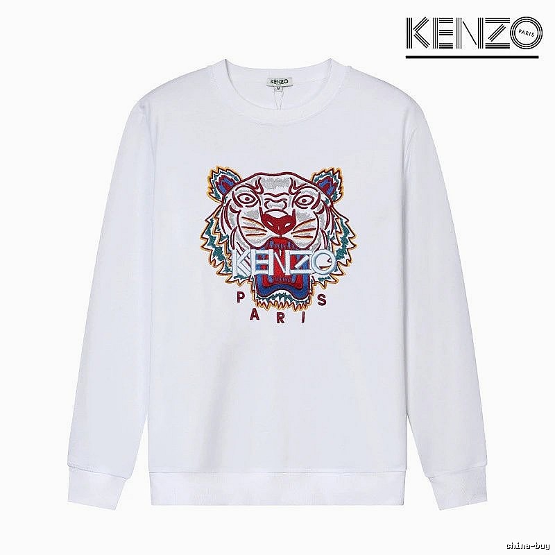 Kenzo Style Kc18 Tiger SweatShirt Clean Finish Graphic
