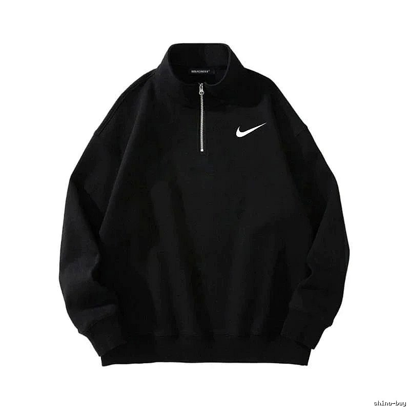 Lacoste Premium Style Quarter-zip sweatshirt Black Quarter Zip for Resort Outfits