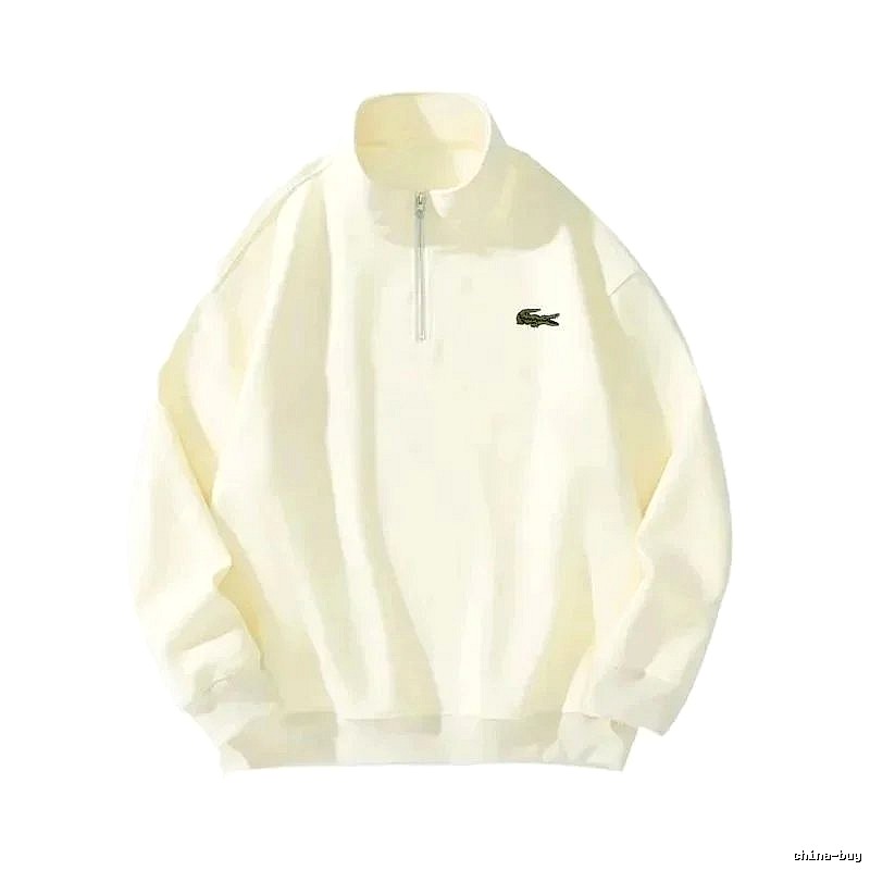 Lacoste Travel Quarter-zip sweatshirt Black Quarter Zip with Modern Look