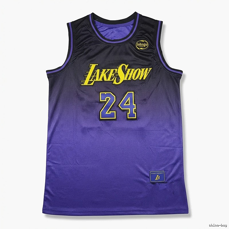 Lakers gradient-style basketball uniforms