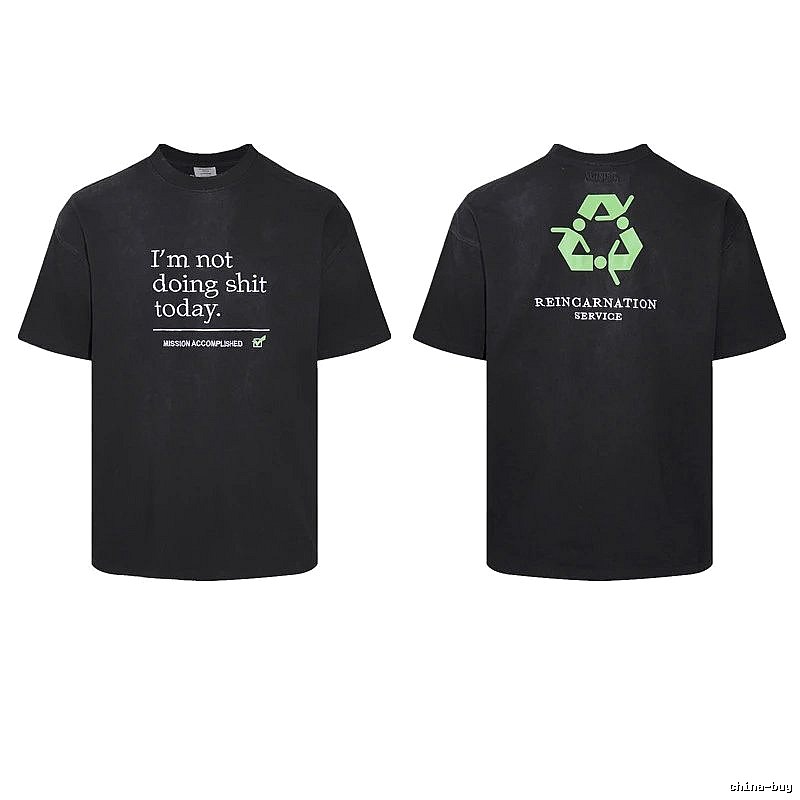 Lightweight Statement graphic T-shirt Black Colorful Lucky for Trend Styling