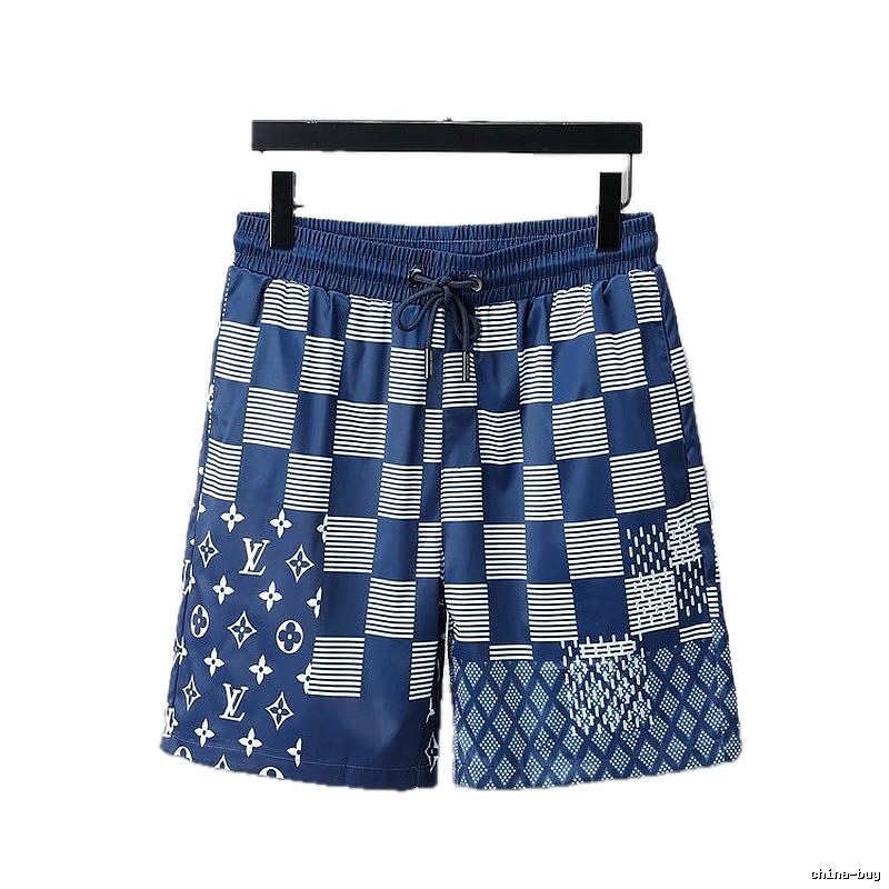 LV Damier Azur Fashion Blue Shorts
