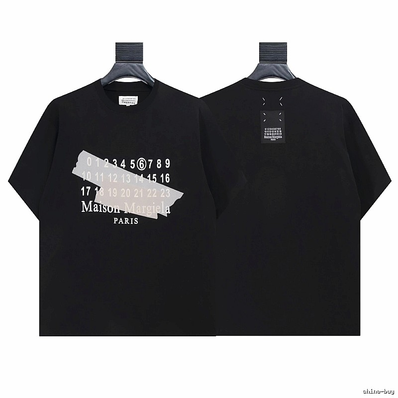 Maison Margiela Digital Print High Street Black T-Shirt