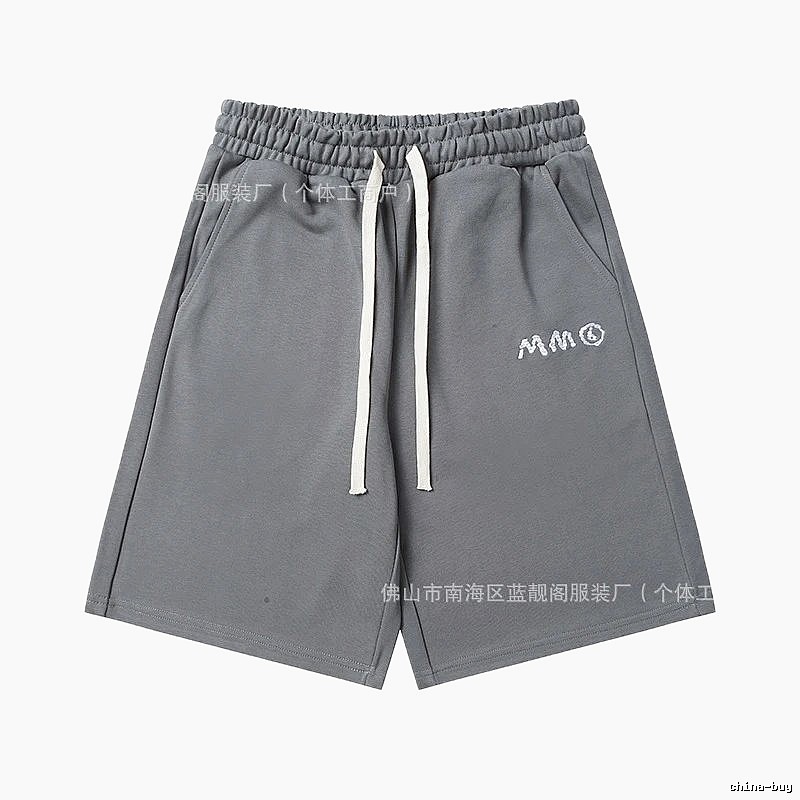 Maison Margiela minimalist style grey shorts