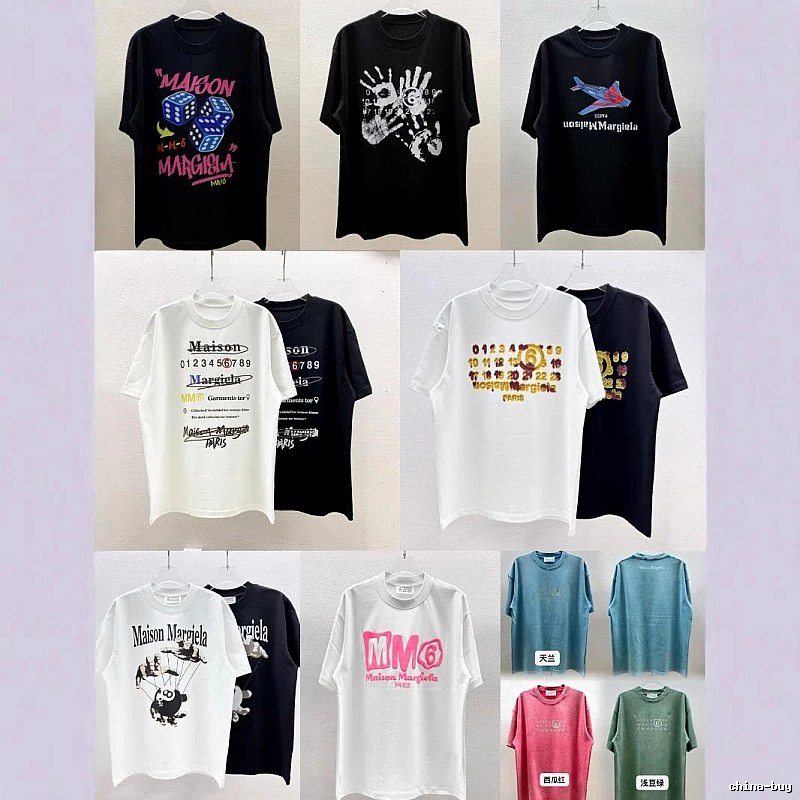 Maison Margiela MM6 Street Style Multi-color T-Shirt