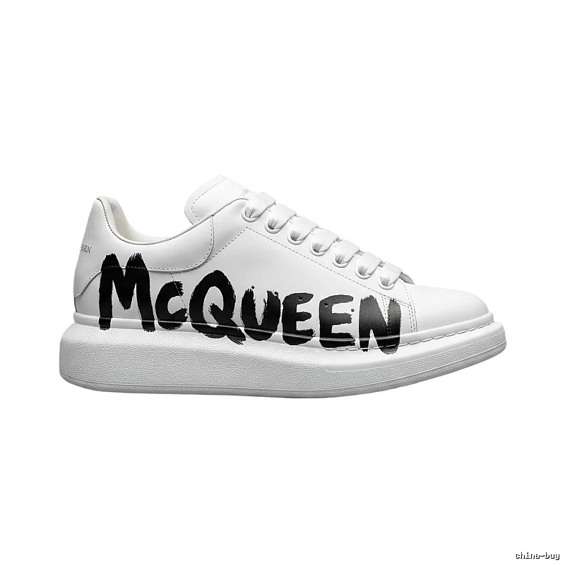 McQueen - printed casual - style white shoes