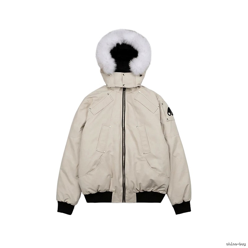 Michael Kors parka down jacket in off-white