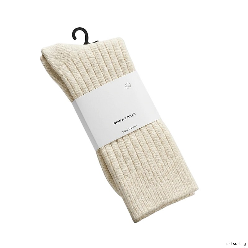 Miu Miu minimalist style off-white socks