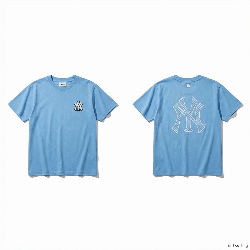 MLB Classic Simple Style Blue T-shirt