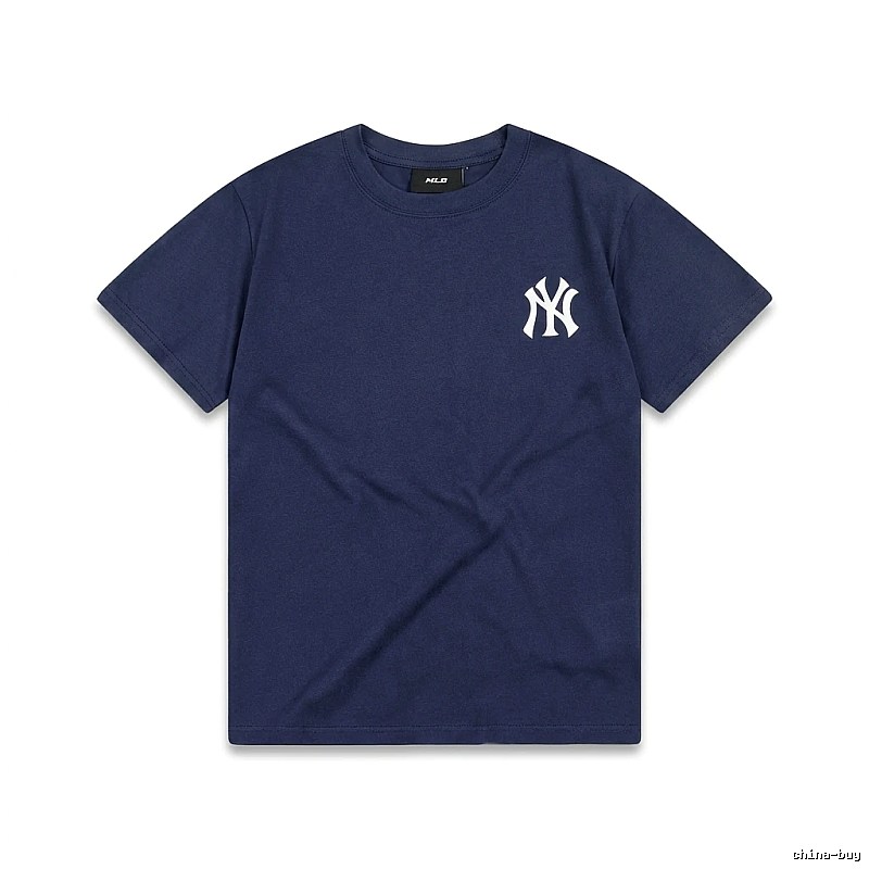 MLB Classic Simple Style Navy Blue T-shirt