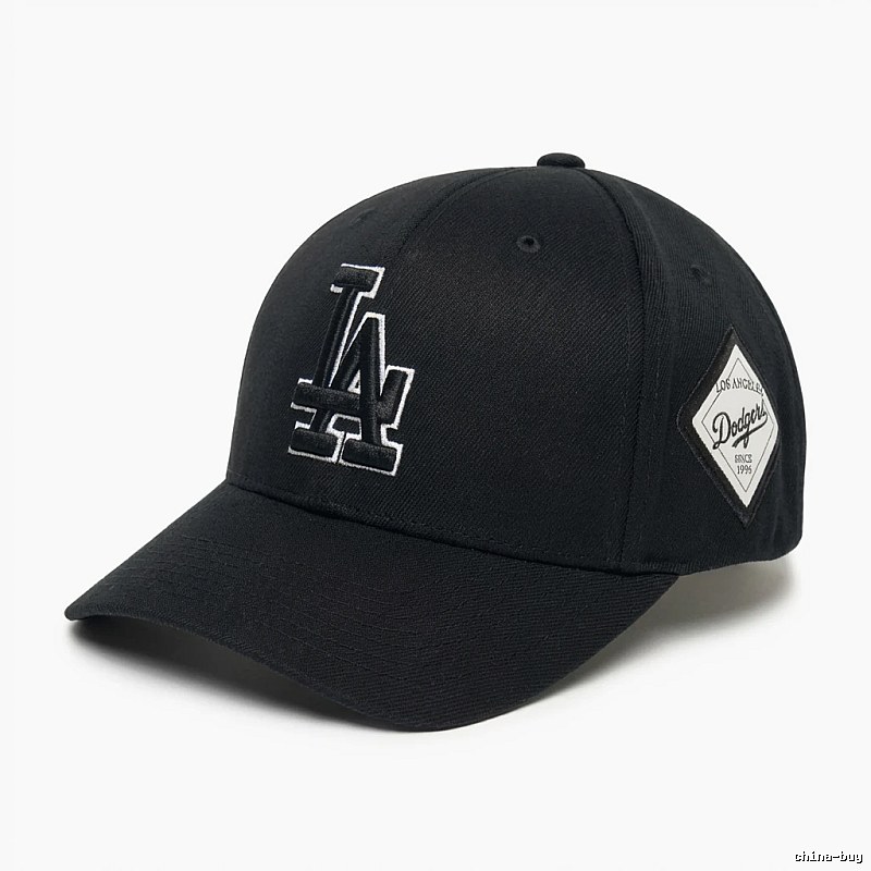 MLB Dodgers black baseball cap