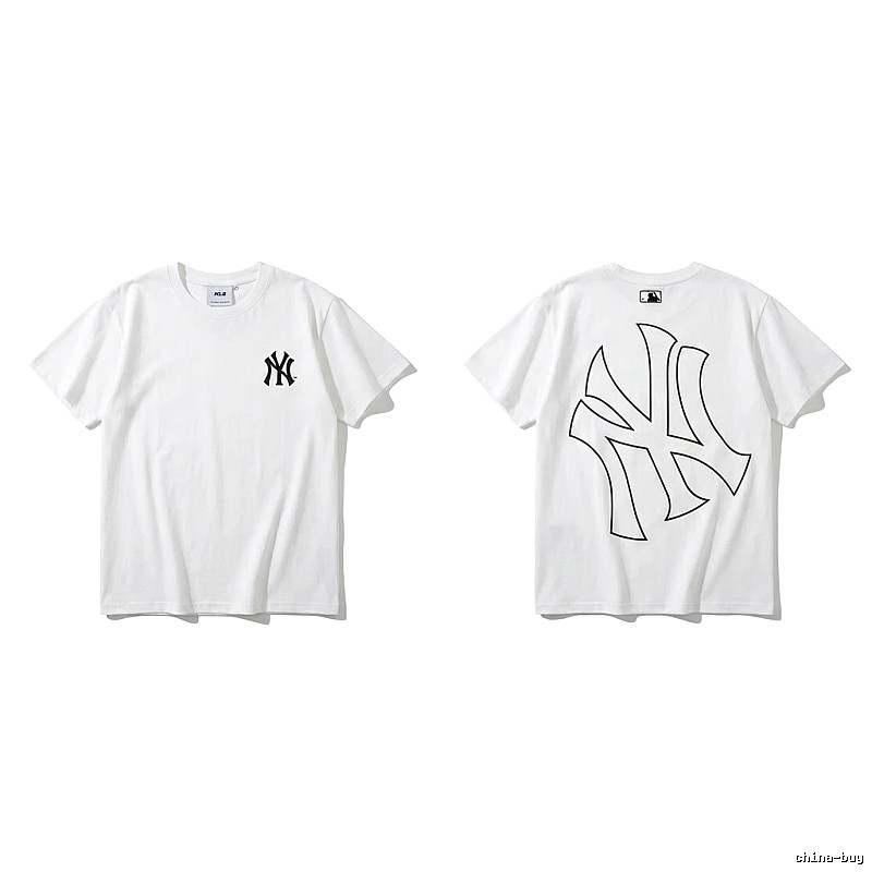 MLB New York Yankees minimalist style white T-shirt