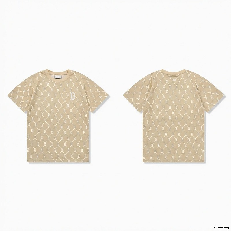 MLB Old Flower Style Beige T-shirt