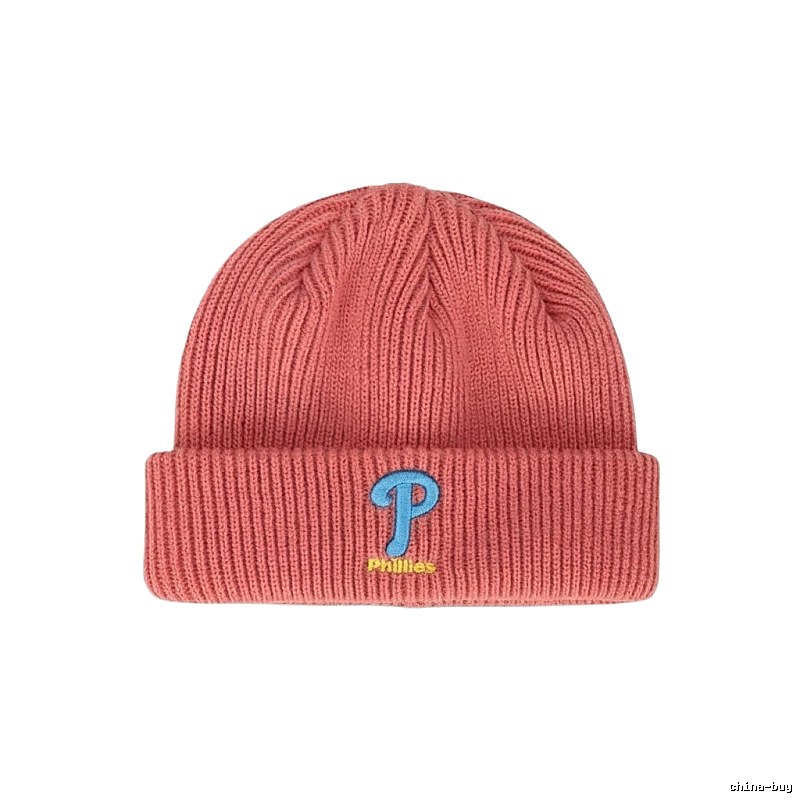 MLB Philadelphia team simple style pink hat