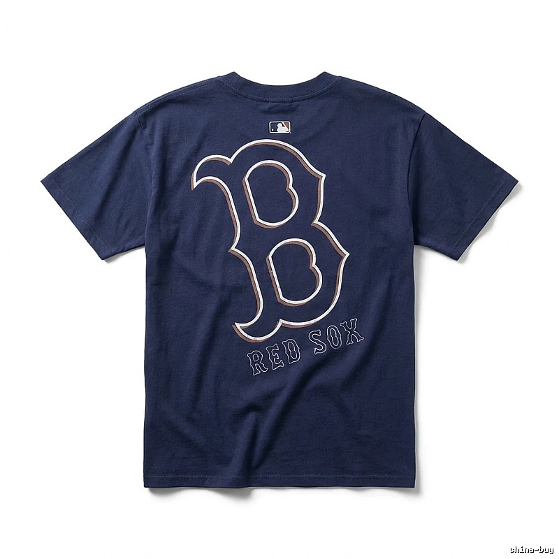 MLB Red Sox Dark Blue T-shirt