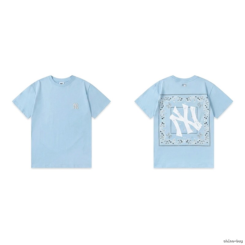 MLB retro light blue T-shirt