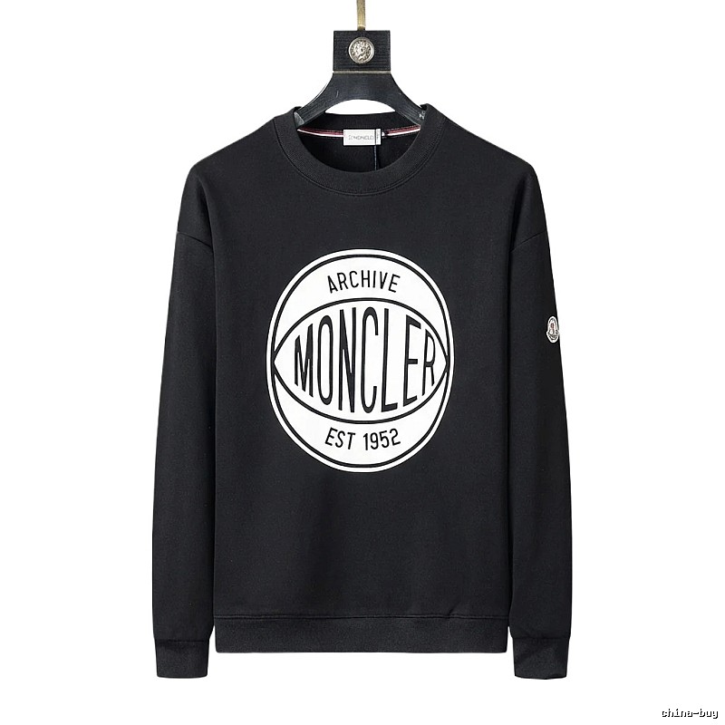 Moncler Archive Retro Style Black Sweatshirt