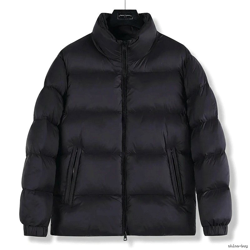 Moncler black casual down jacket