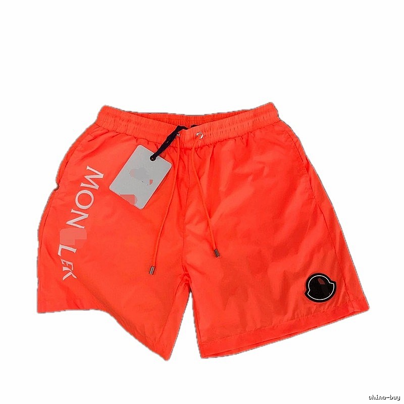 Moncler Casual Style Bright Orange Beach Shorts