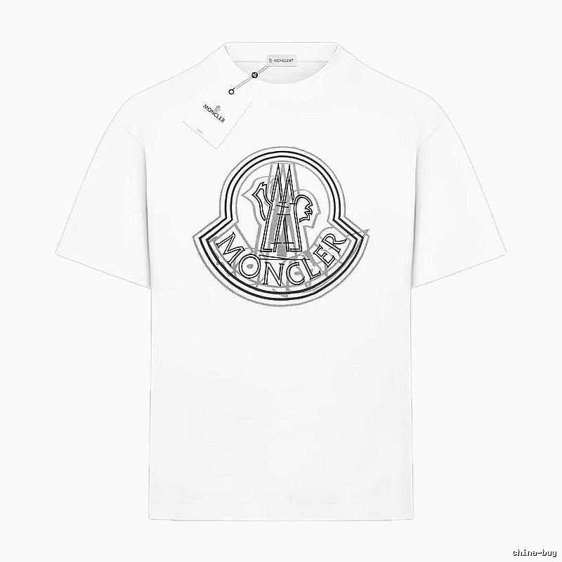Moncler classic and simple style white T-shirt