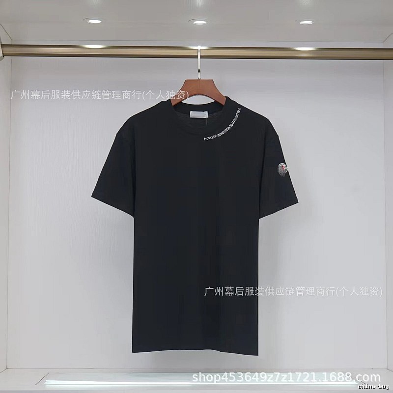 Moncler Classic Casual Style Black Short-sleeve T-shirt