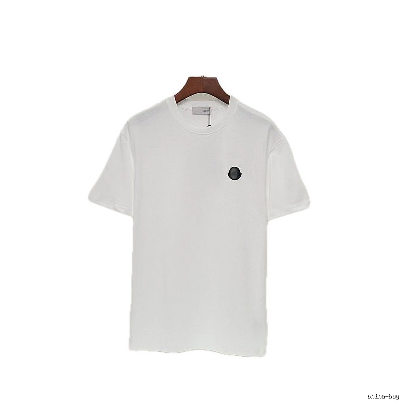 Moncler Minimalist Casual Style White Short-sleeved T-shirt