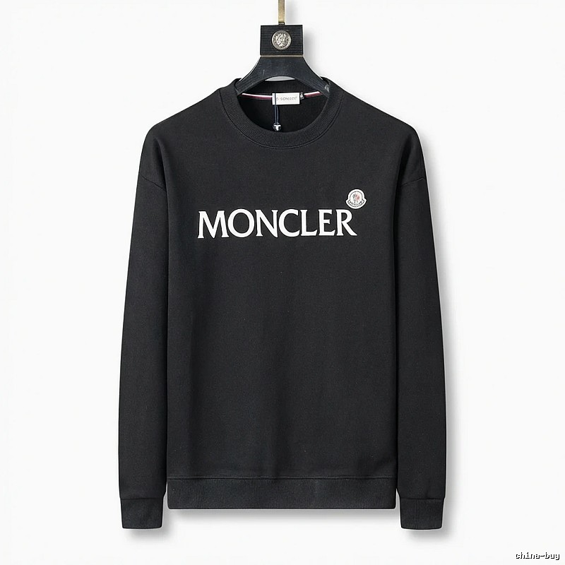 Moncler simple-style black sweatshirt
