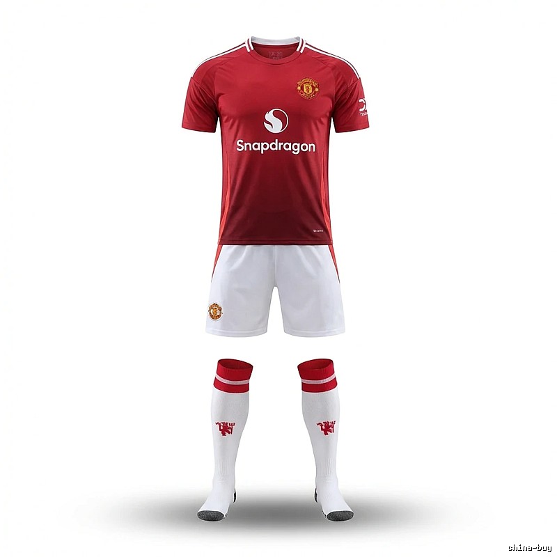 MUFC Football Kit Set Red