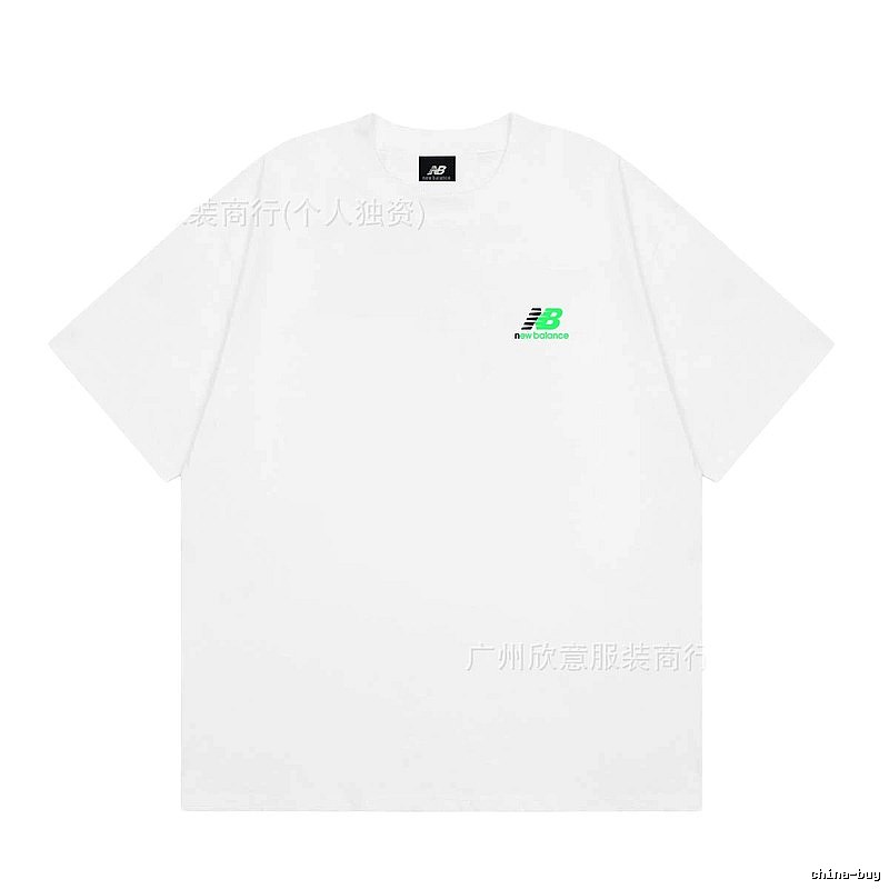 New Balance Casual Series Minimalist Style White T-Shirt