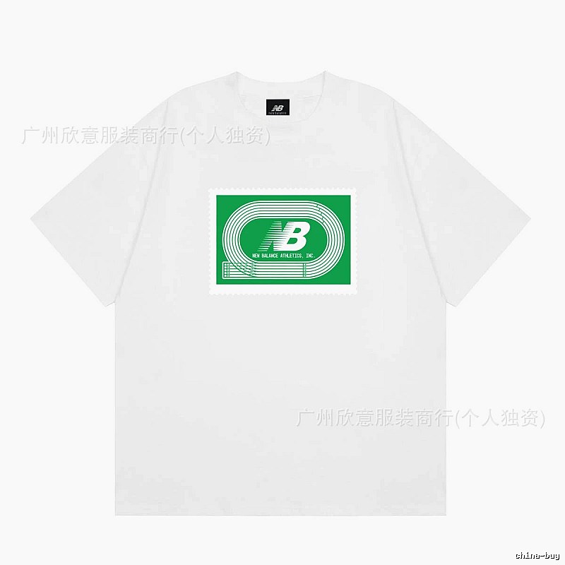 New Balance Printed Casual Style White T-Shirt
