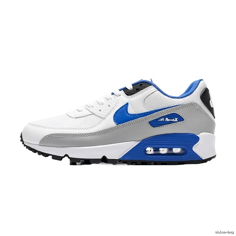 Nike Air Max 90 blue, white and grey sports shoes
