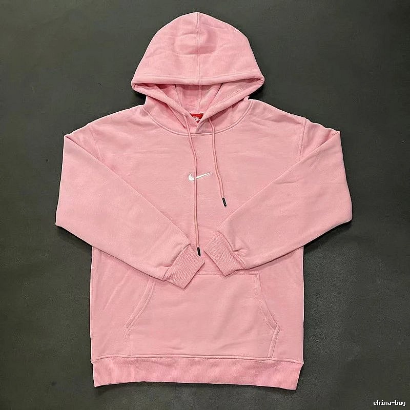 Nike Small Chest-Logo Detail Small-Logo Detail Pink Zip Hoodie Gift Ready Swoosh