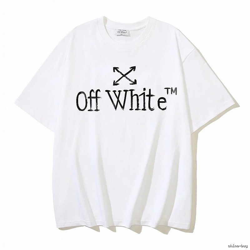 Off-White simple style white T-shirt