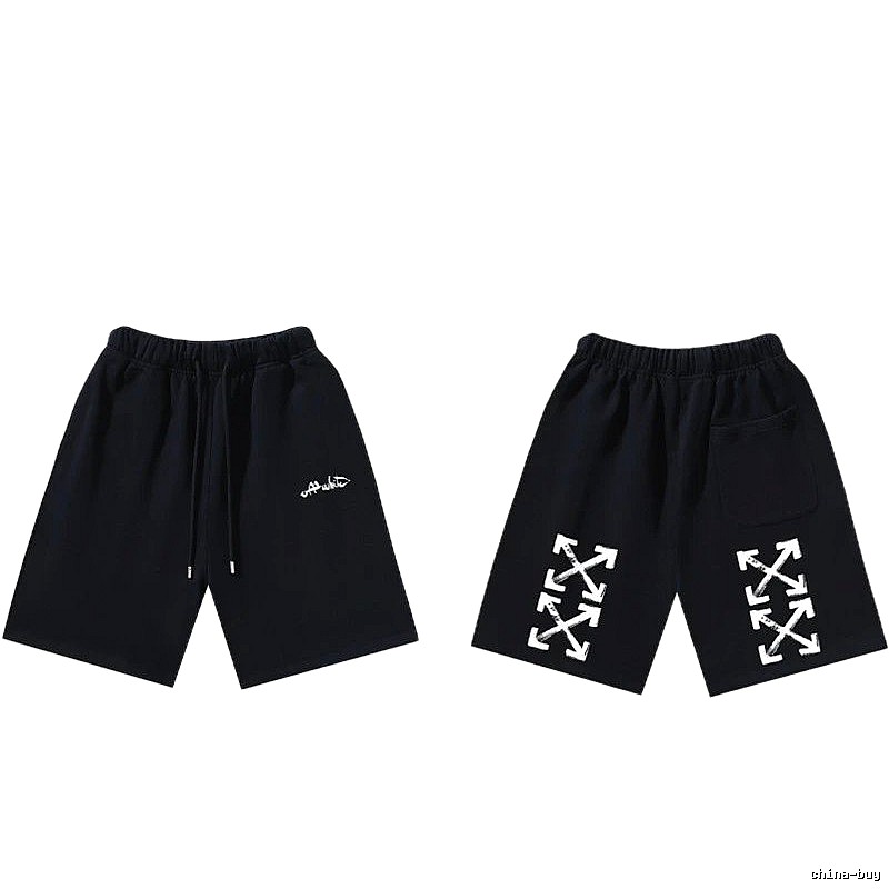 Off-White Style 009 Trendy Cool Black Shorts
