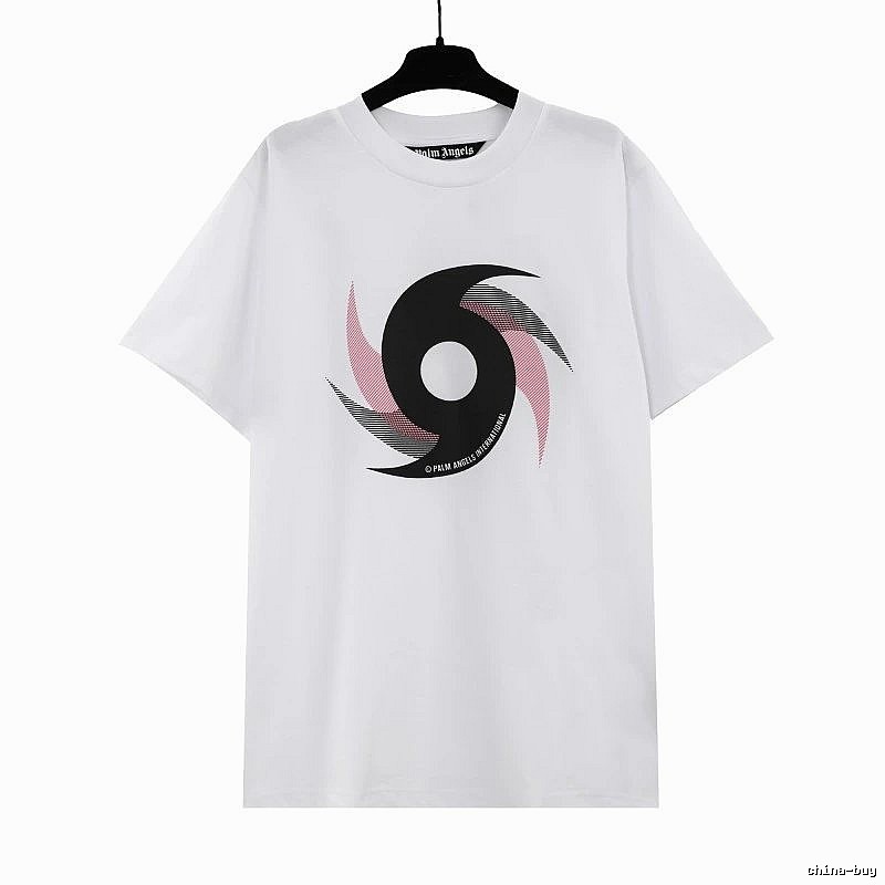 Palm Angels Easy Match Logo T-shirt White Palm Tree for Everyday Use