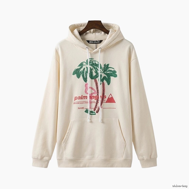 Palm Angels Printed Casual Hoodie