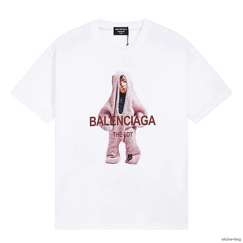 Parisian-style printed white T-shirt