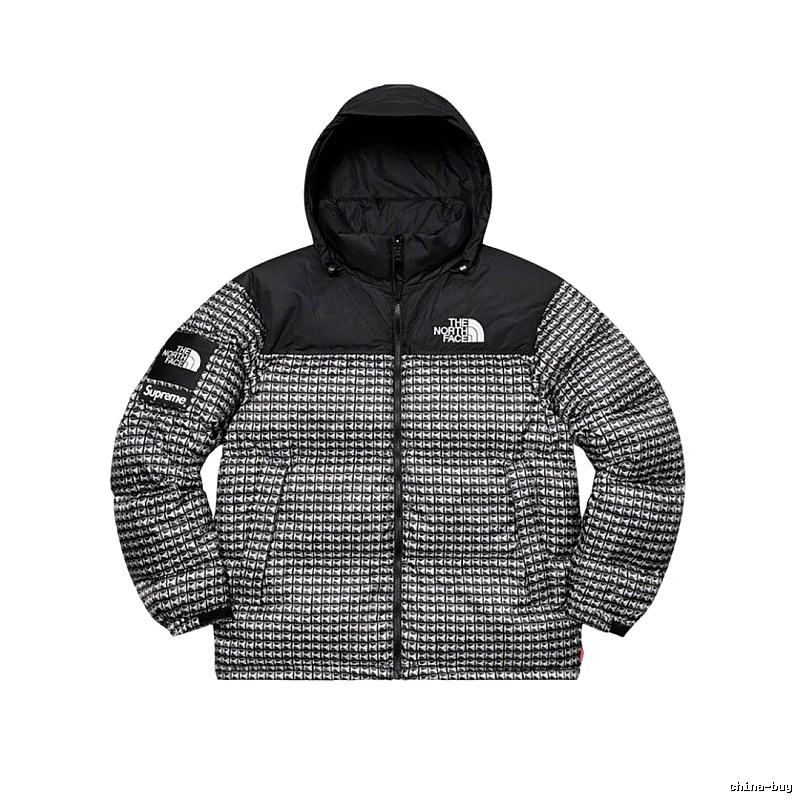 Pattern Logo The North Face Puffer Jacket for Photo Ready Looks