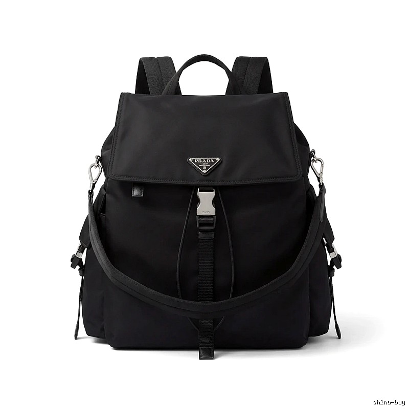 Prada classic black backpack