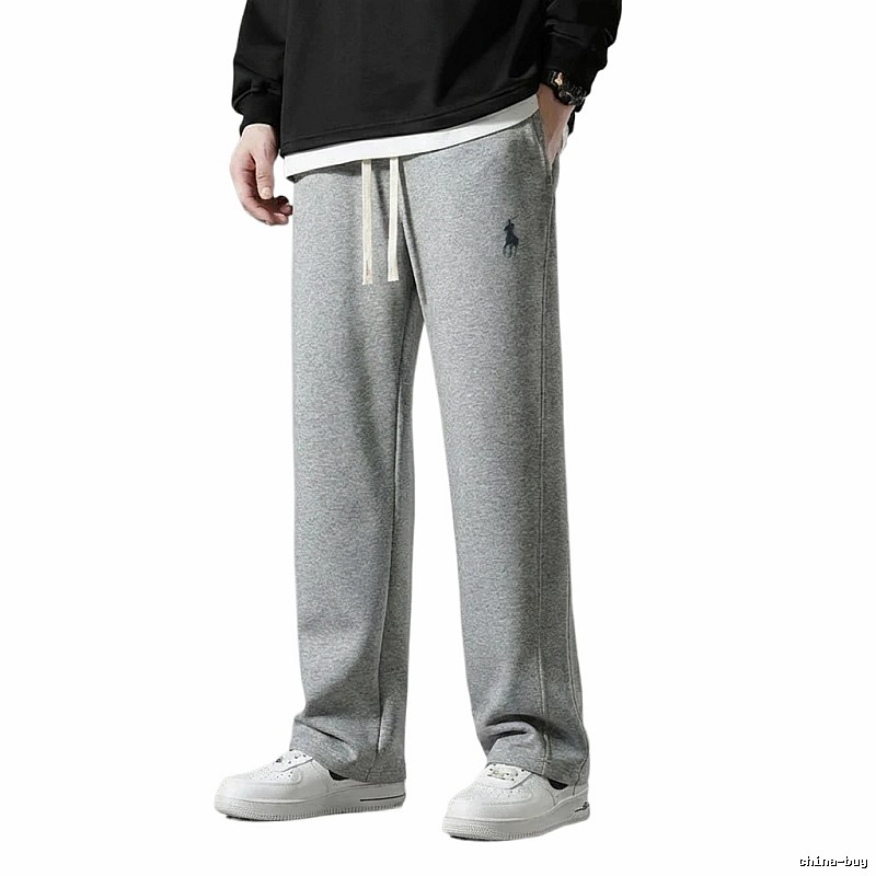 Ralph Lauren fleece-lined casual grey sweatpants